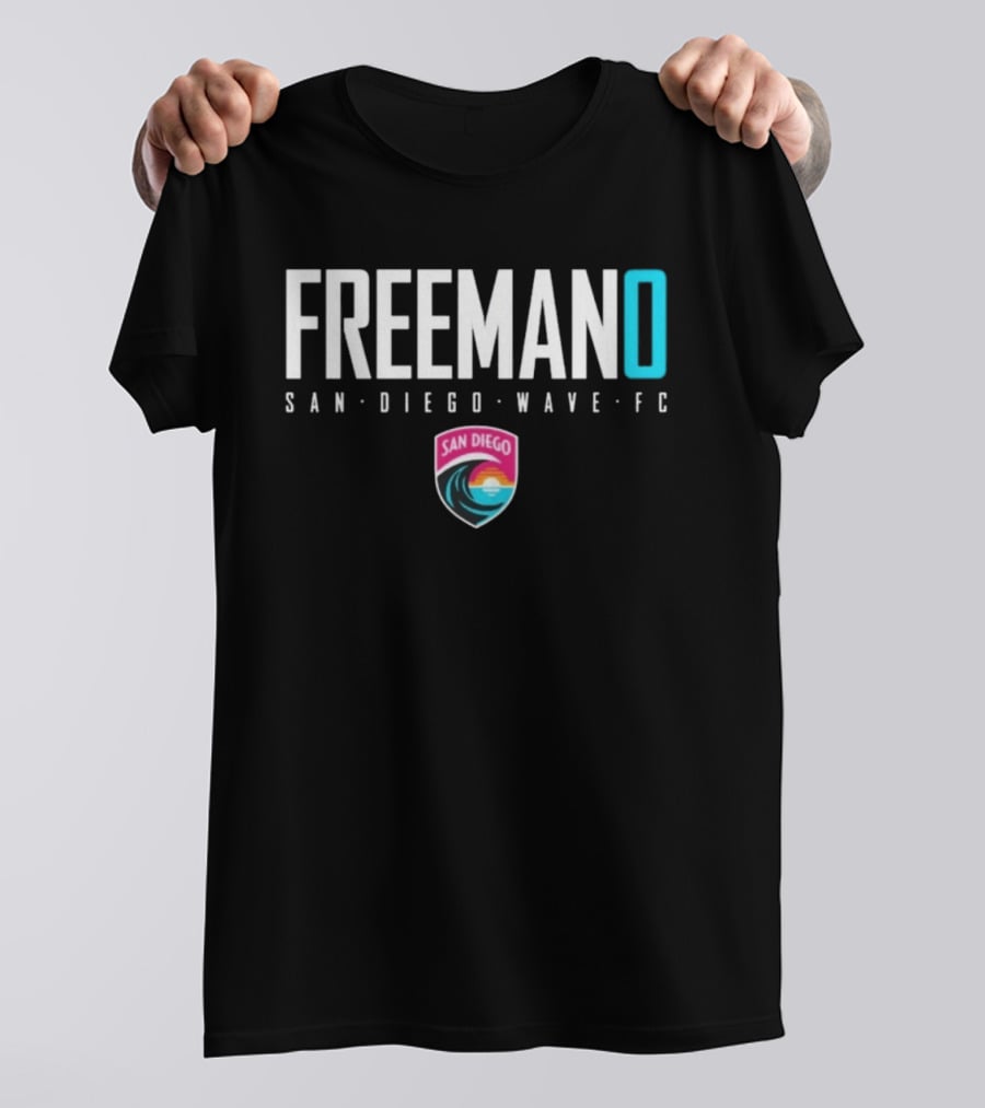 Freeman San Diego Wave FC NWSL Soccer Player Sarah Freeman T-Shirt