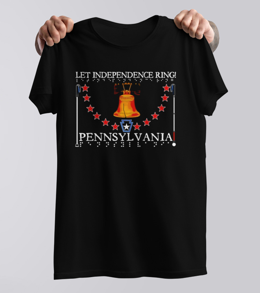 Let Independence Ring Pennsylvania Liberty Bell Stars T-Shirt