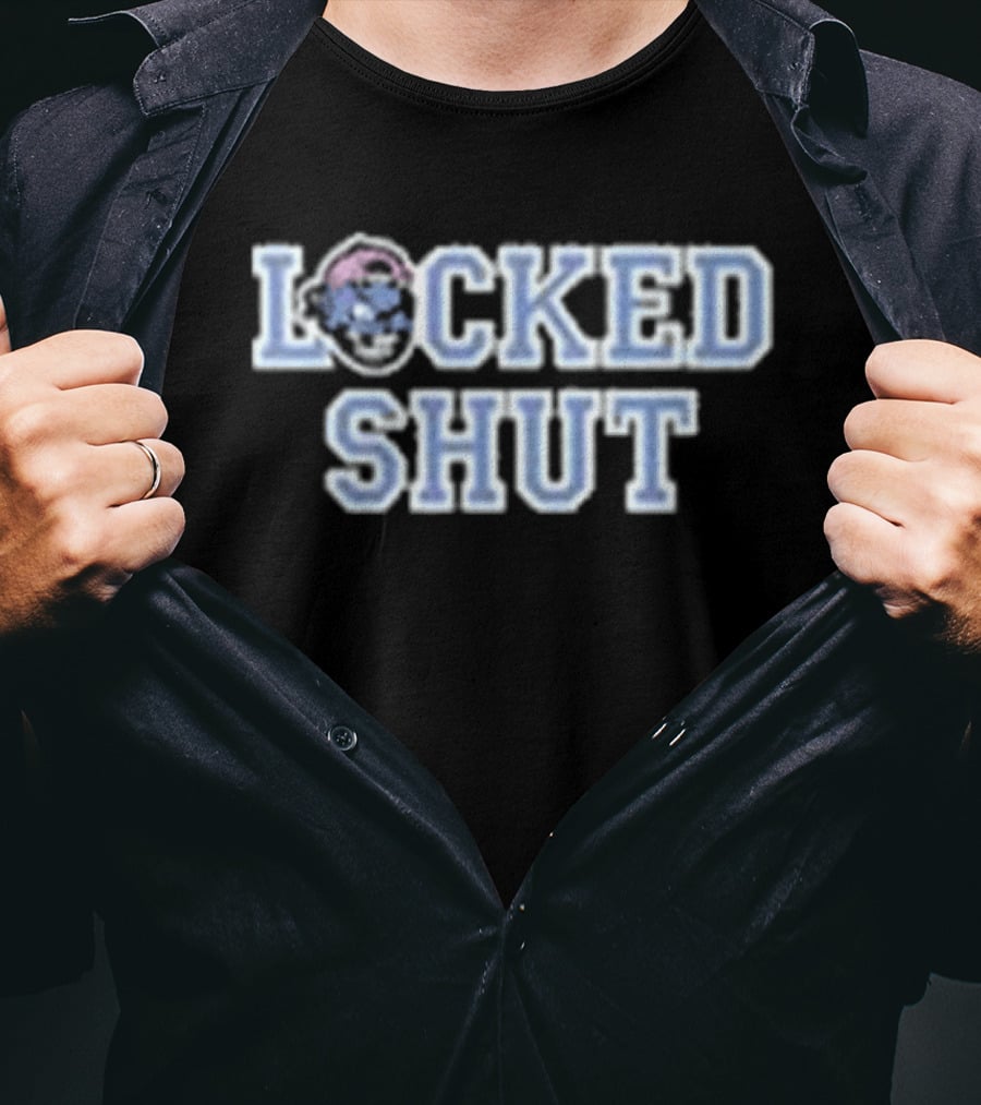 Locked Shut Steel Spine Won't Crack T-Shirt