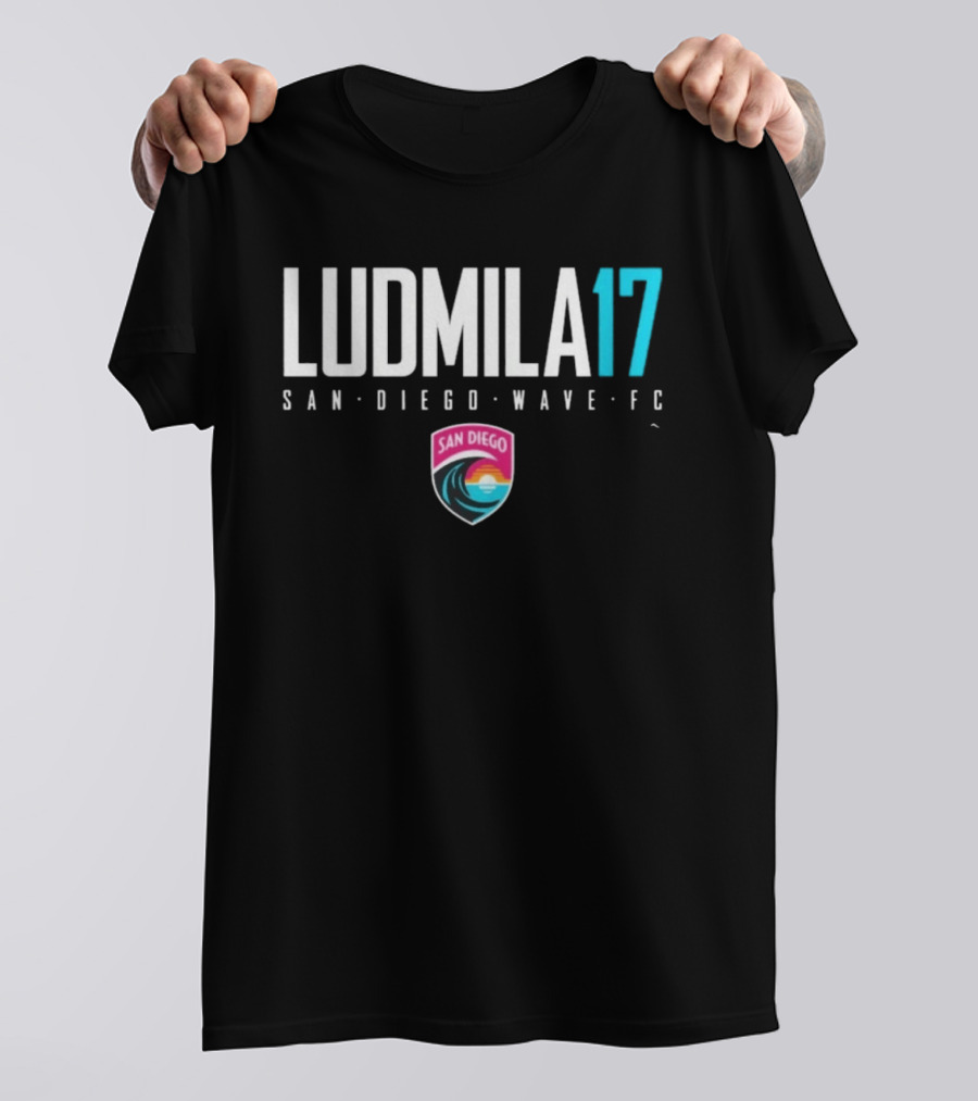 Ludmila 17 San Diego Wave FC San Diego Wave T-Shirt
