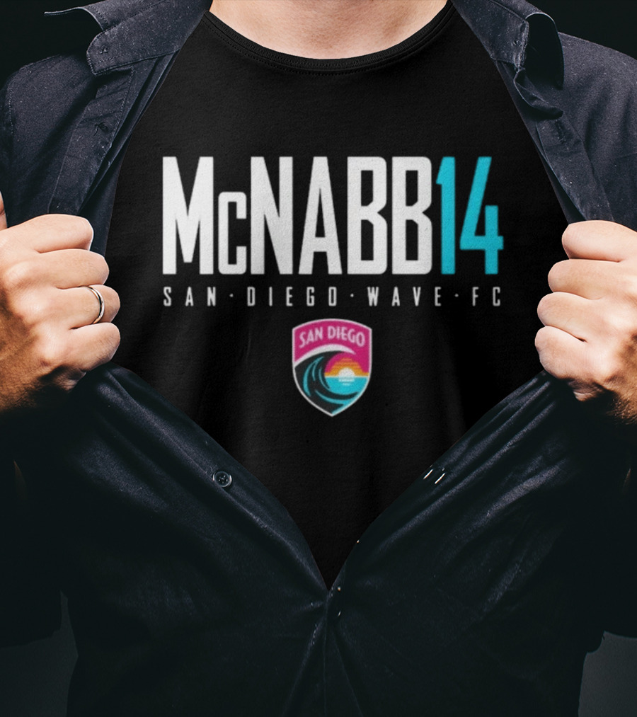 San Diego Wave FC McNabb 14 Team T-Shirt