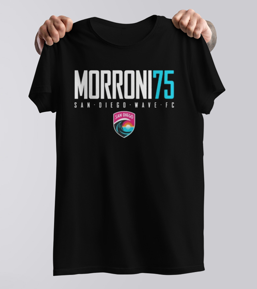 San Diego Wave FC Morroni 75 Soccer Team T-Shirt