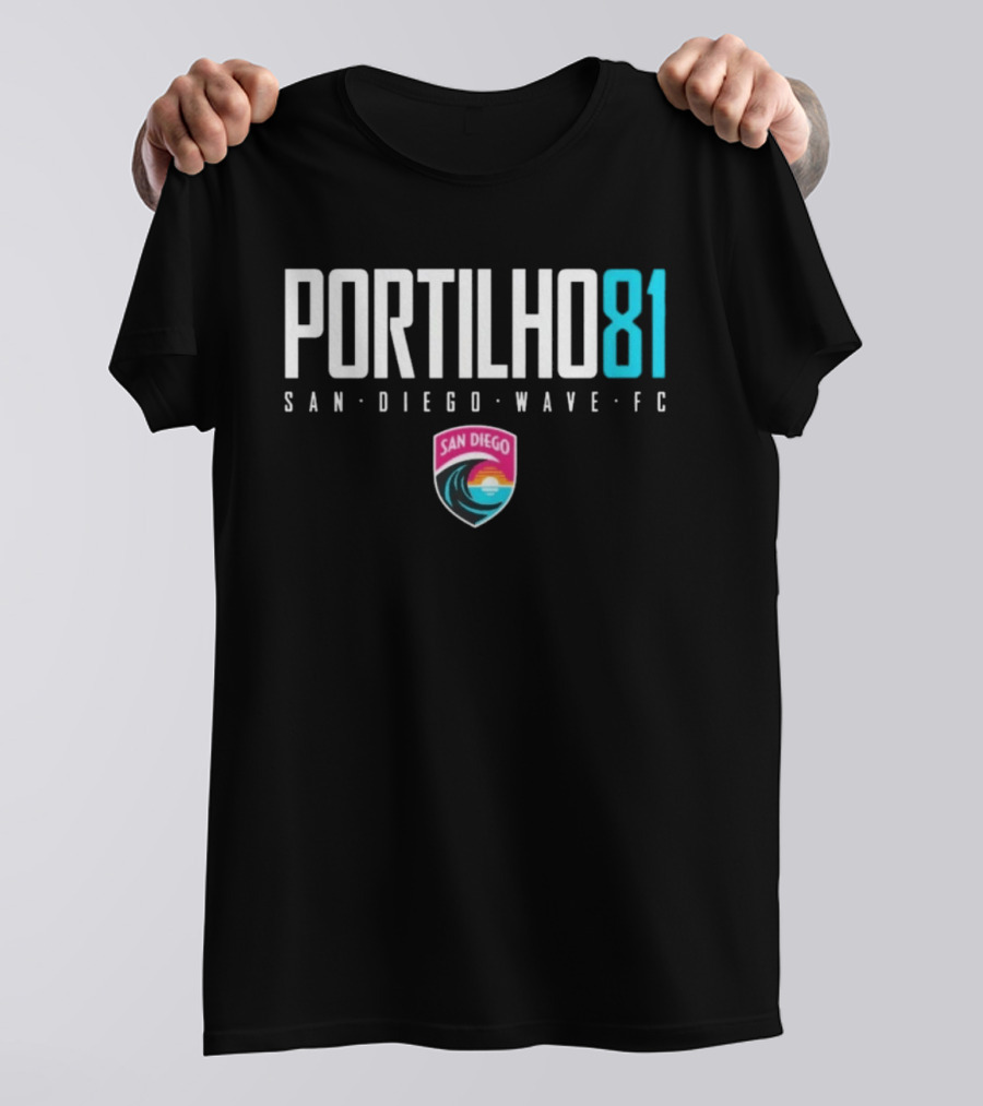 San Diego Wave FC Portilho 81 Sports San Diego Wave FC T-Shirt