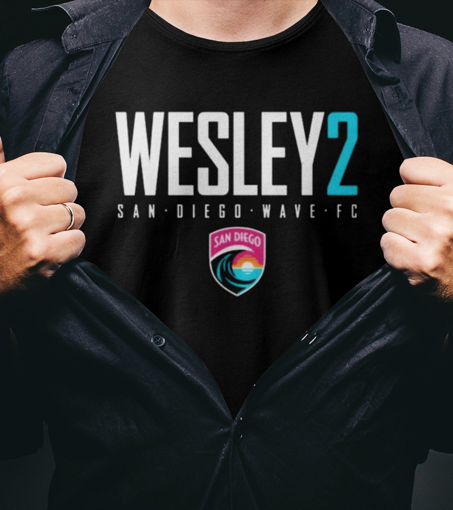 Wesley 2 San Diego Wave FC San Diego T-Shirt