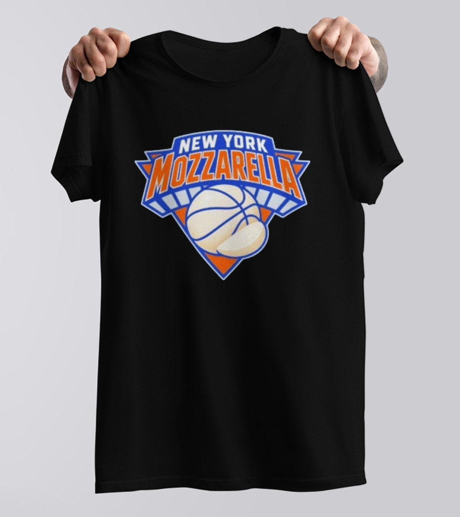 New York Mozzarella Basketball NY Knicks T-Shirt
