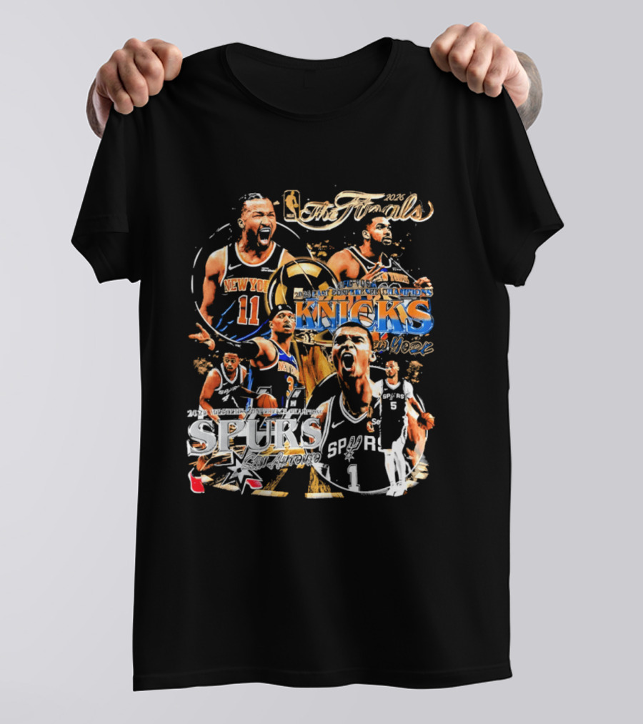NBA 2026 Finals New York Knicks Vs San Antonio Spurs Matchup Highlights T-Shirt