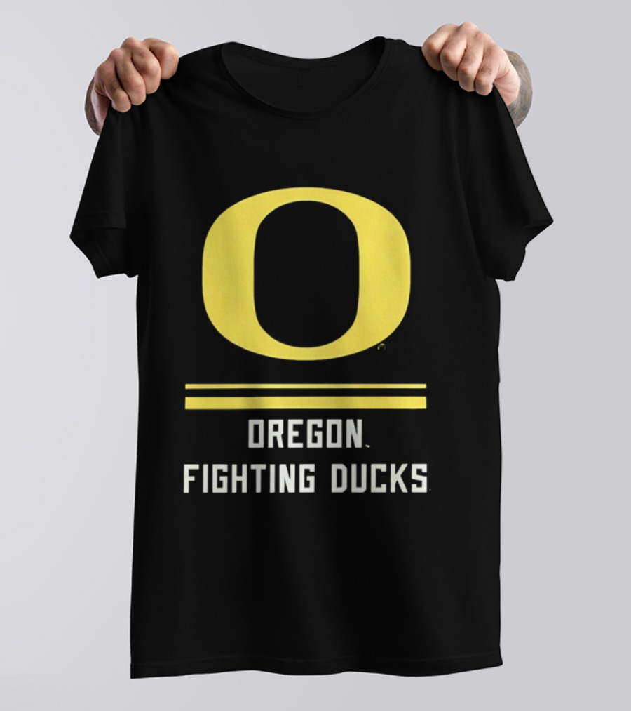 Oregon Fighting Ducks Yellow O T-Shirt