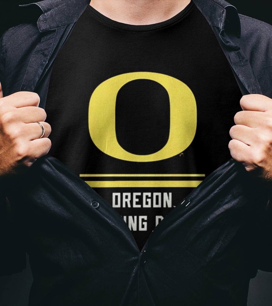 Oregon Fighting Ducks Yellow O T-Shirt