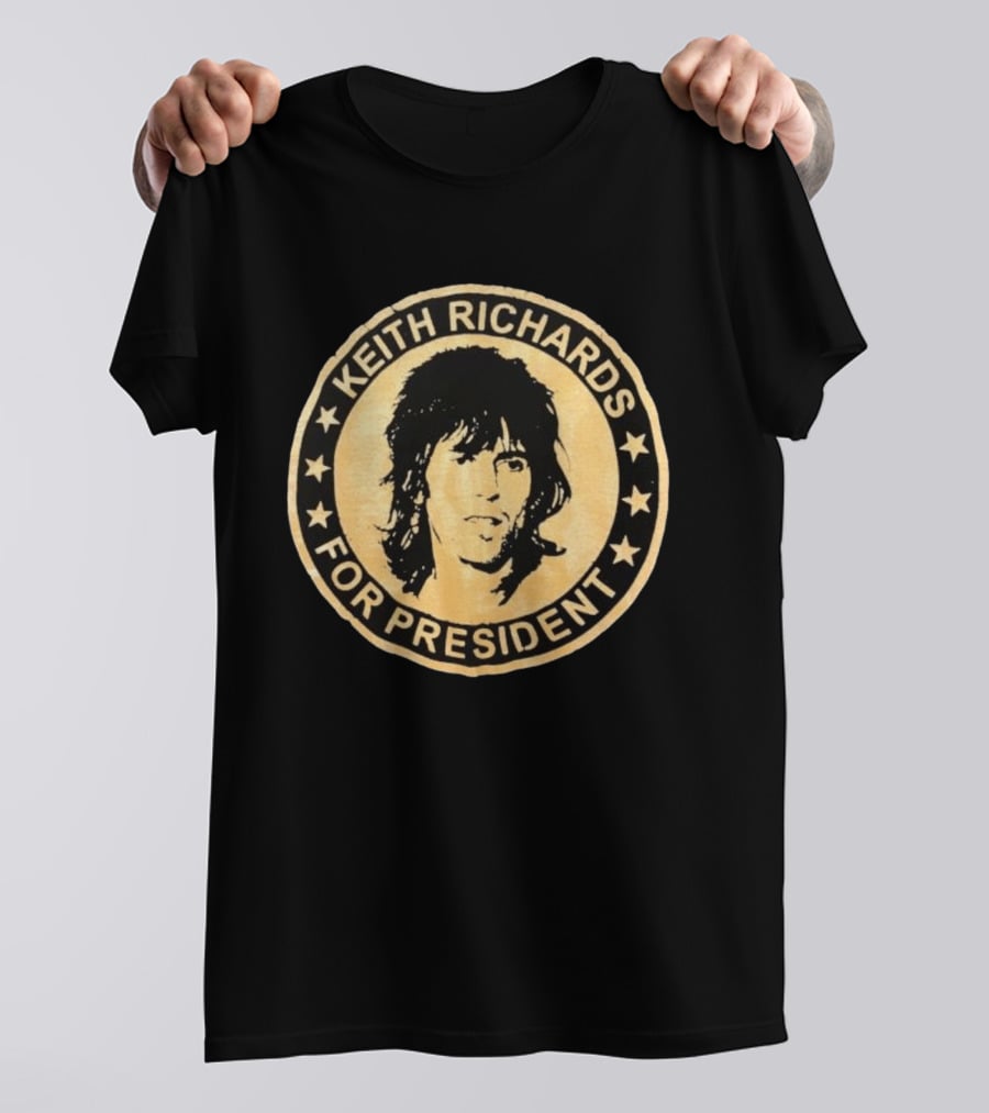 Original Keith Richards For President T-Shirt