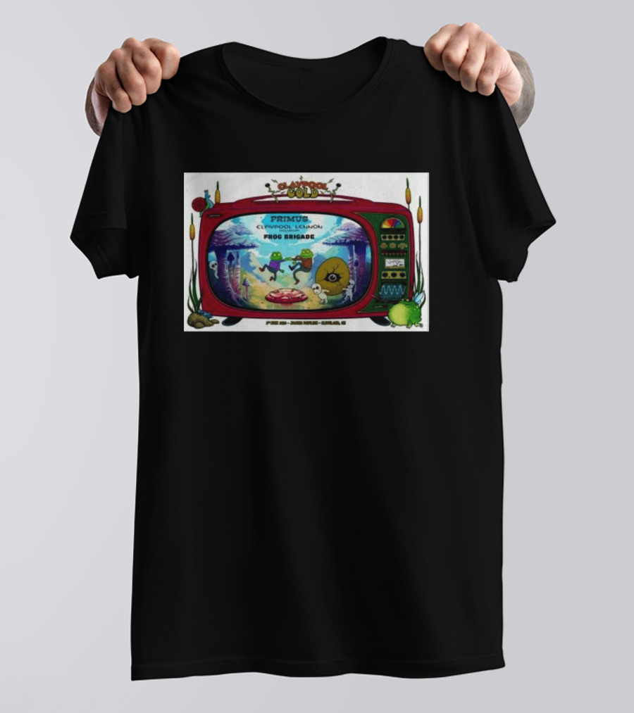 Primus Claypool Lennon Delirium Frog Brigade Tour Cleveland June 2 2026 T-Shirt