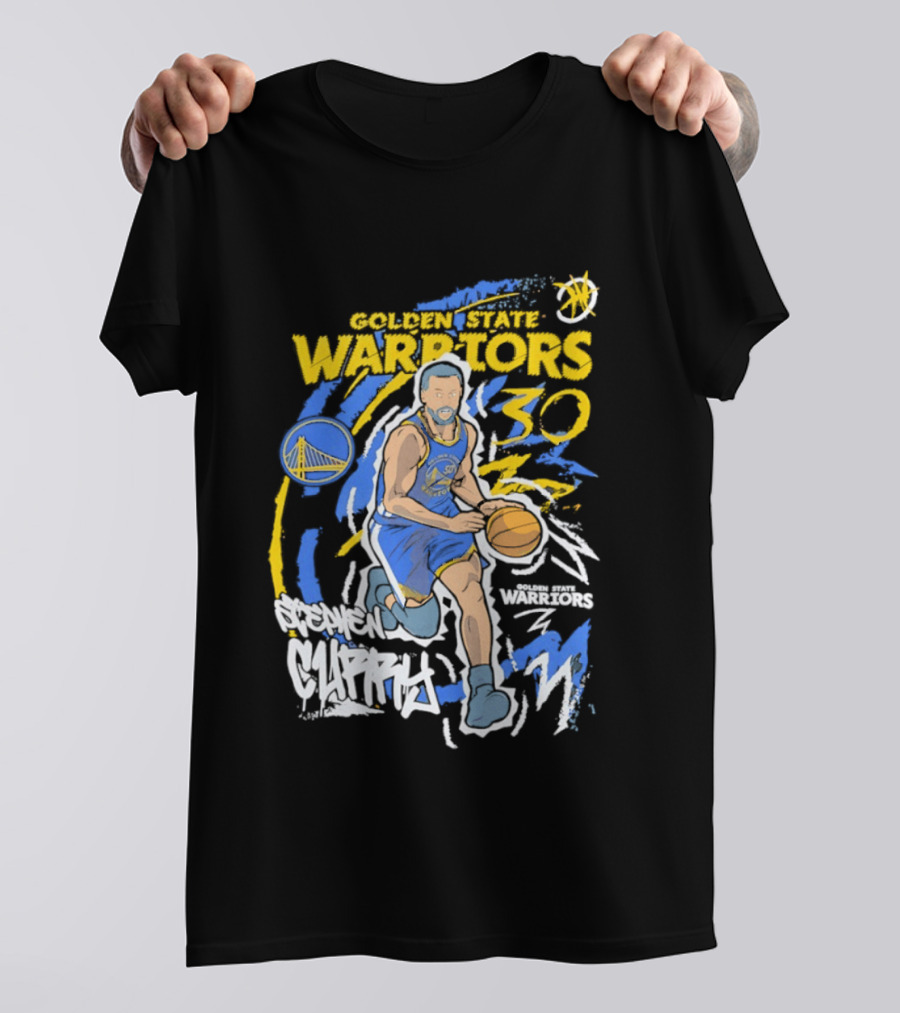 Golden State Warriors Stephen Curry 30 Basketball Player T-Shirt