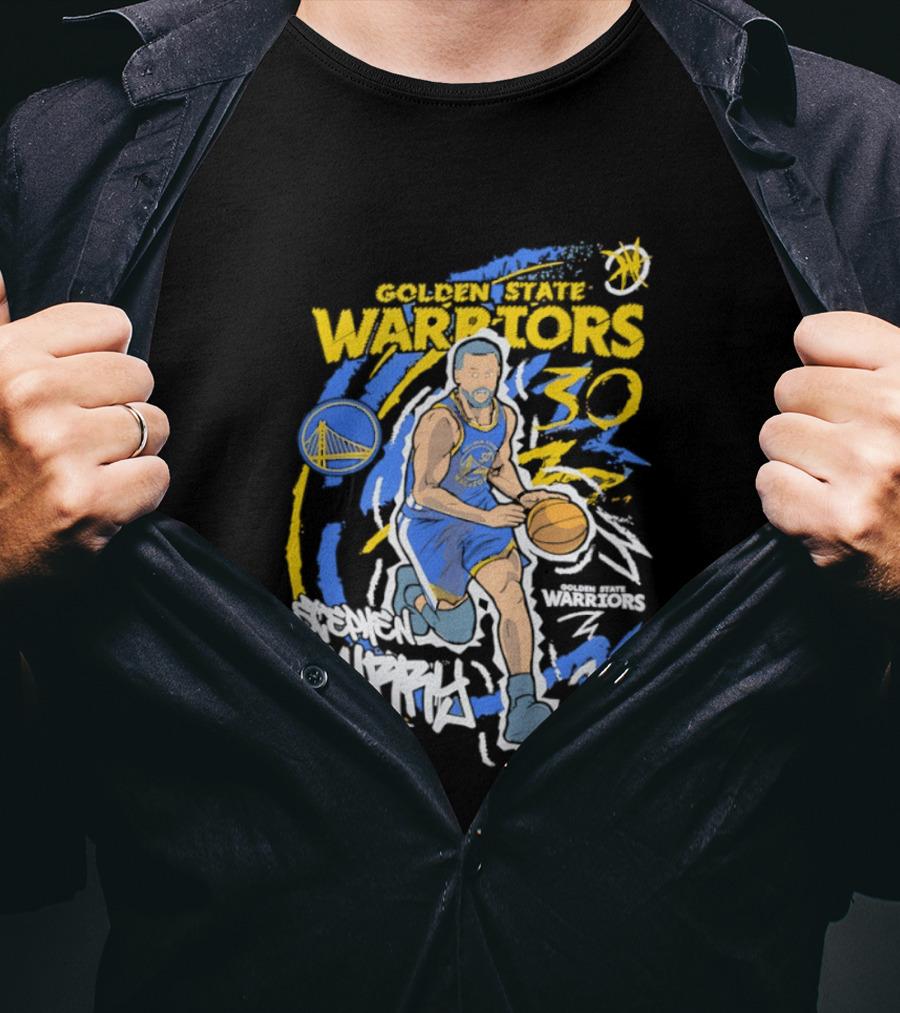 Golden State Warriors Stephen Curry 30 Basketball Player T-Shirt