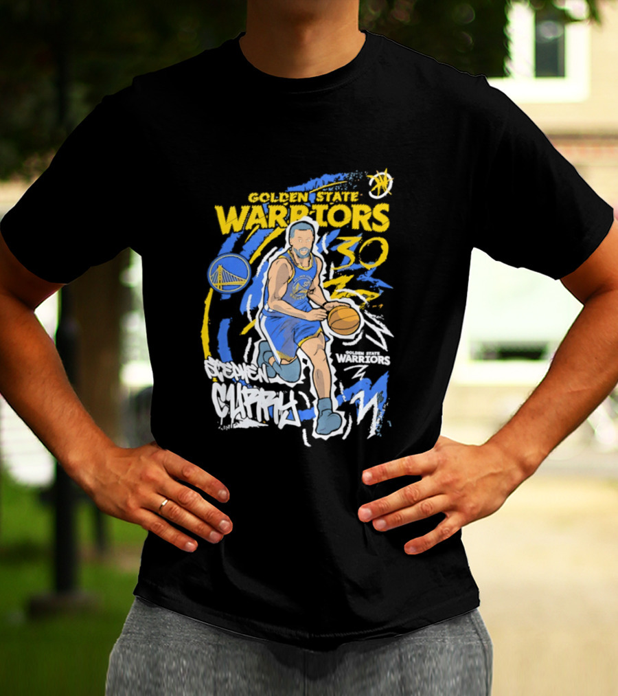 Golden State Warriors Stephen Curry 30 Basketball Player T-Shirt