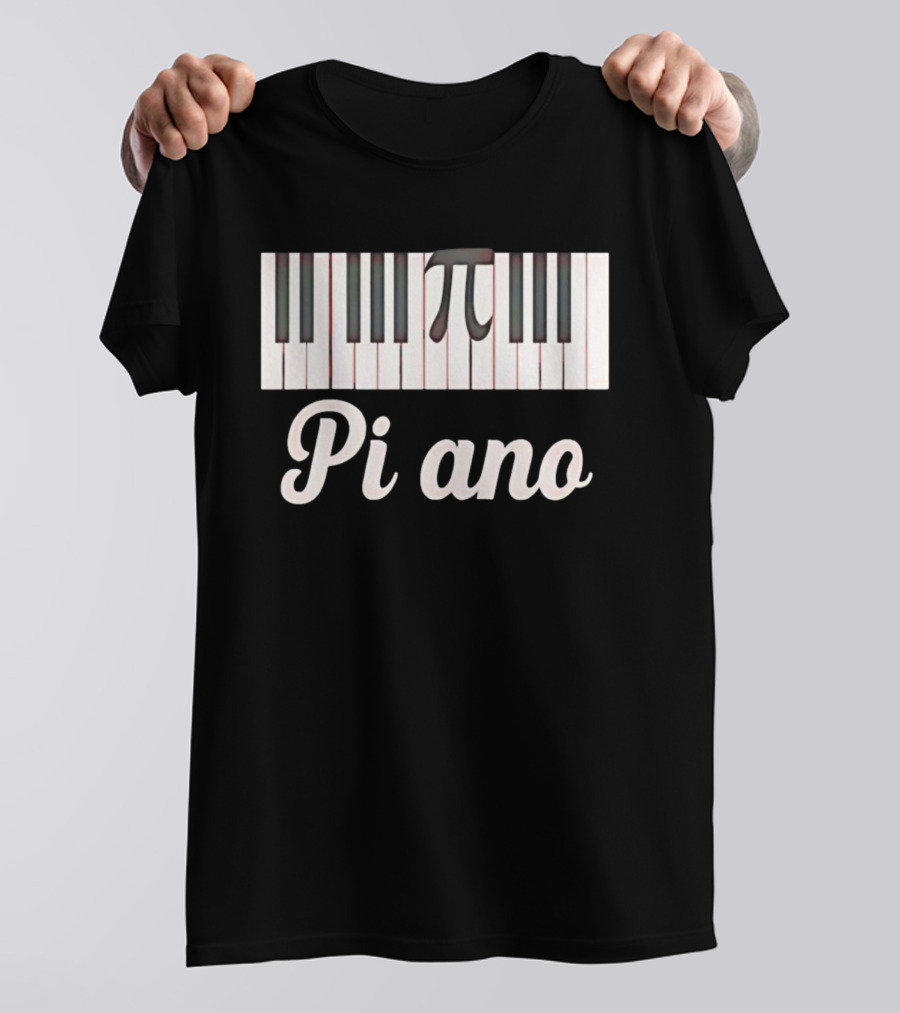 Pi Ano Jazz Lessons Piano Keys Pi T-Shirt
