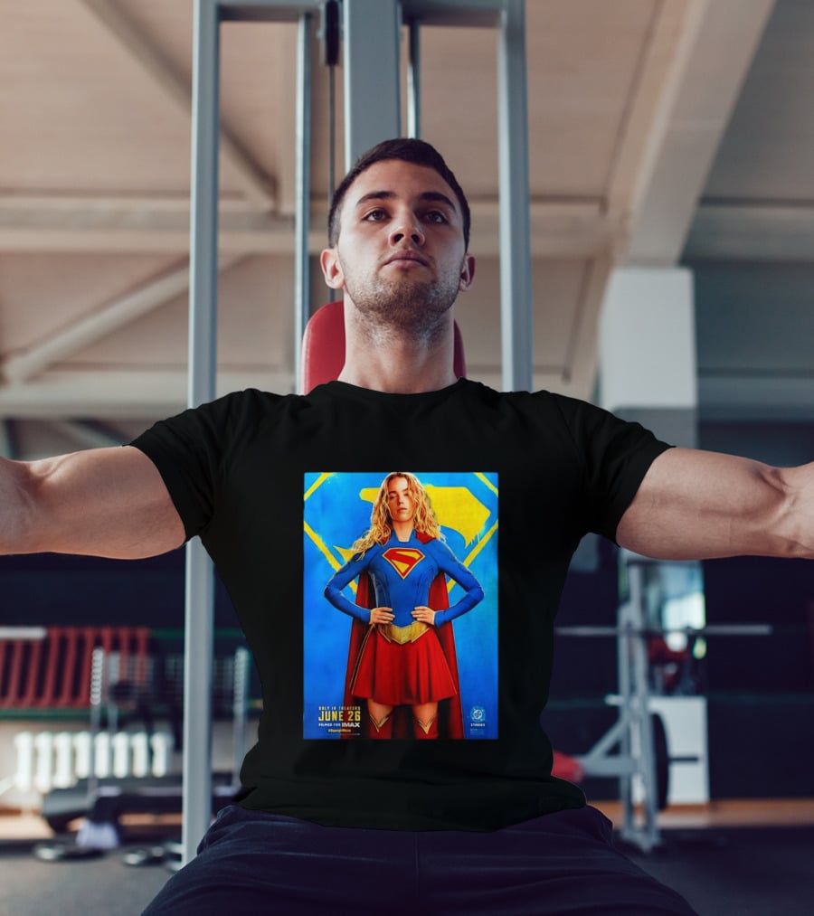 DC Studios Supergirl Movie June 26 Theaters Imax T-Shirt