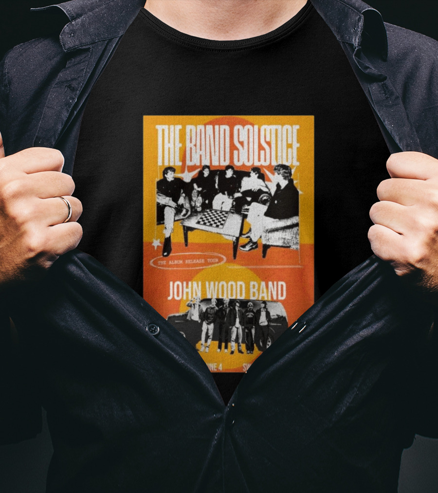 The Band Solstice Album Release Tour June 4 Greenville SC Swanson's Warehouse John Wood Band T-Shirt