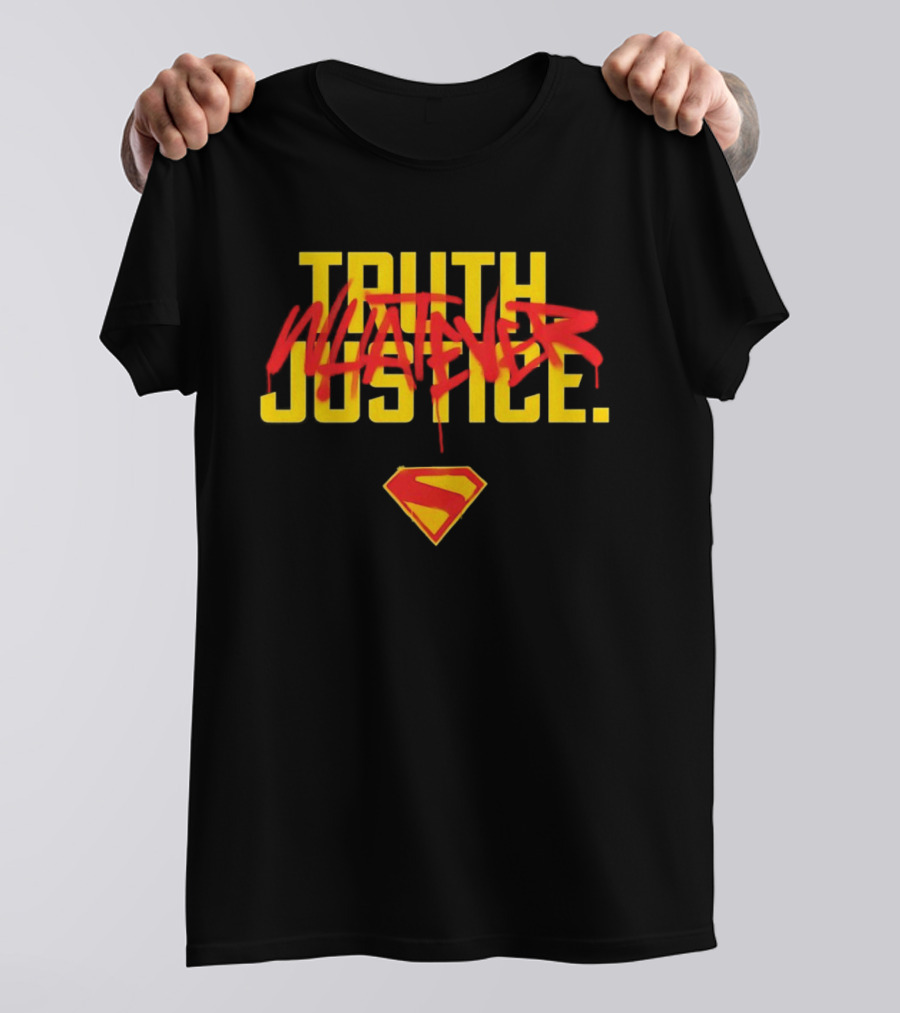 Truth Whatever Justice Superman Pop Culture T-Shirt