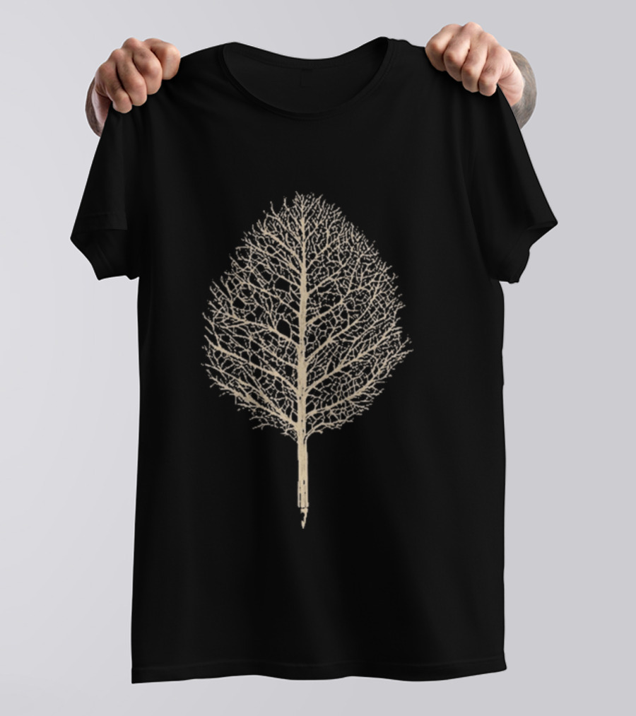 Typographia Creative Tree Leaf T-Shirt