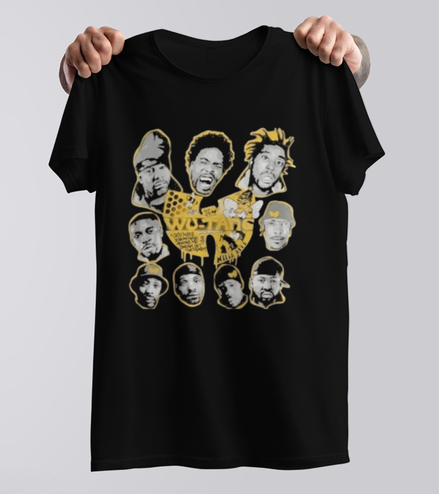 Wu Tang Clan The Final Chamber Tour 2026 Iconic Members Collage 36th Chamber T-Shirt