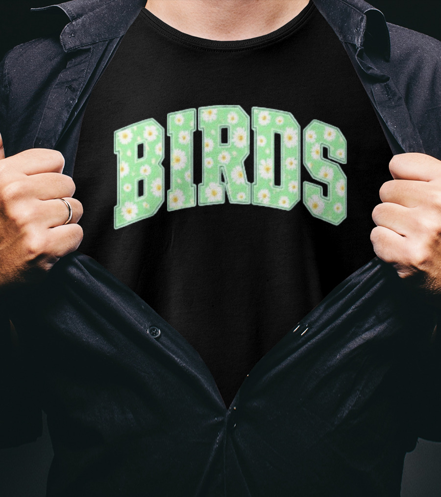 Birds Kelly Green Philadelphia Football Daisy T-Shirt