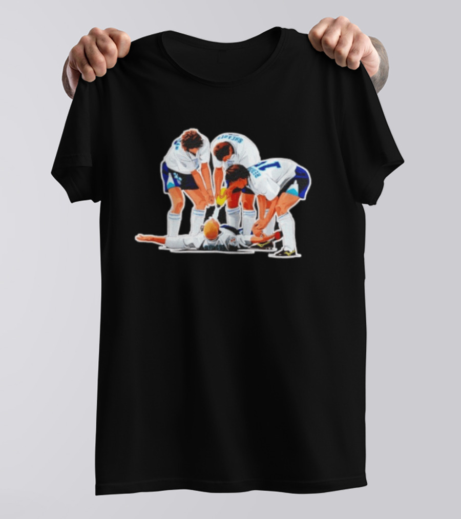England Euro '96 Football Players Celebration Iconic Moment T-Shirt