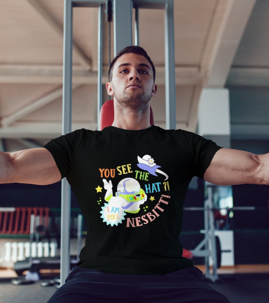 You See The Hat I Am Mrs Nesbitt Star Cartoon Astronaut T-Shirt