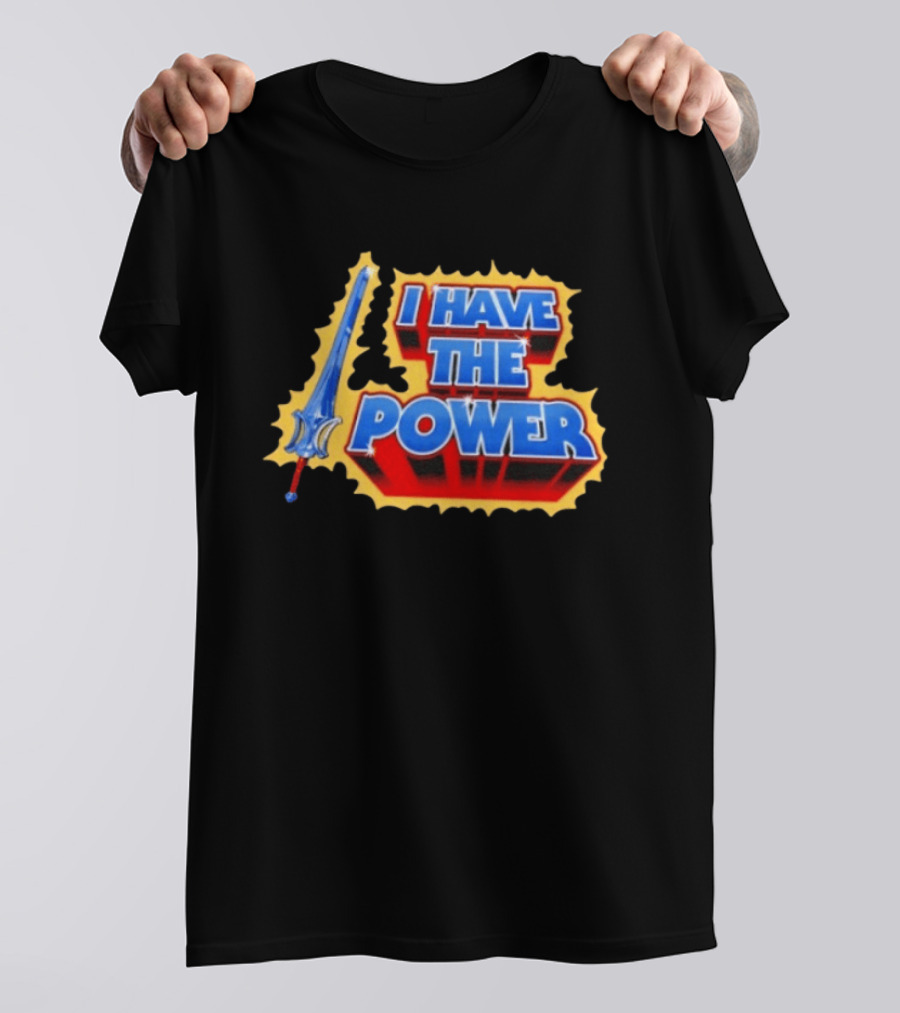 I Have The Power He Man Vintage Masters Of The Universe Sword T-Shirt
