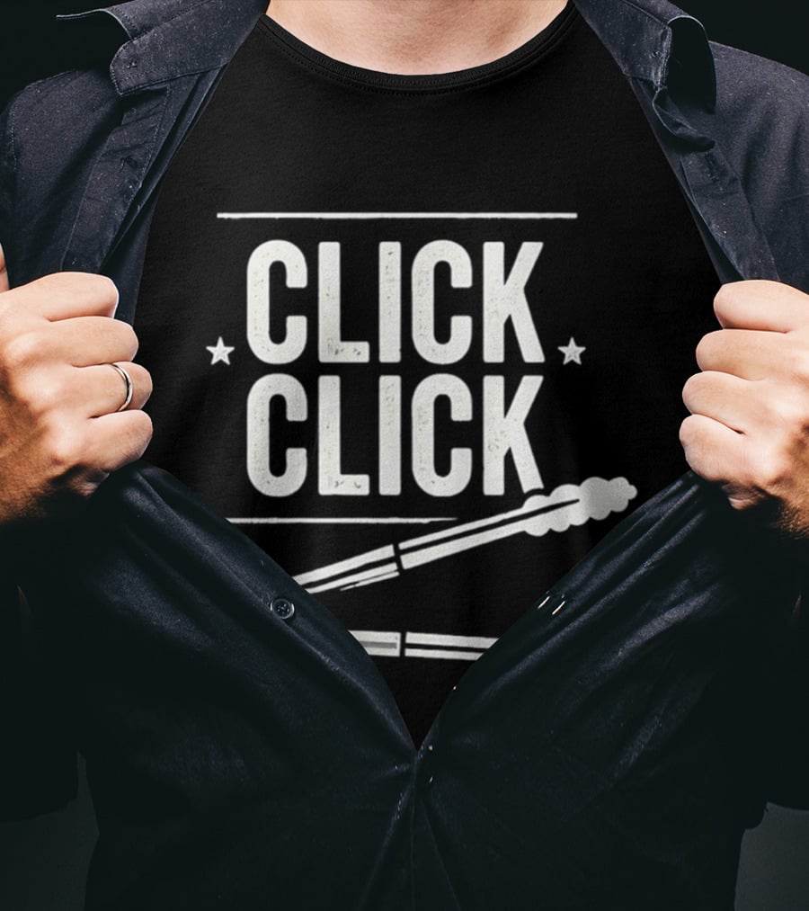 Click Click Grilling Dad Buffalo Cooking Tools Tongs T-Shirt