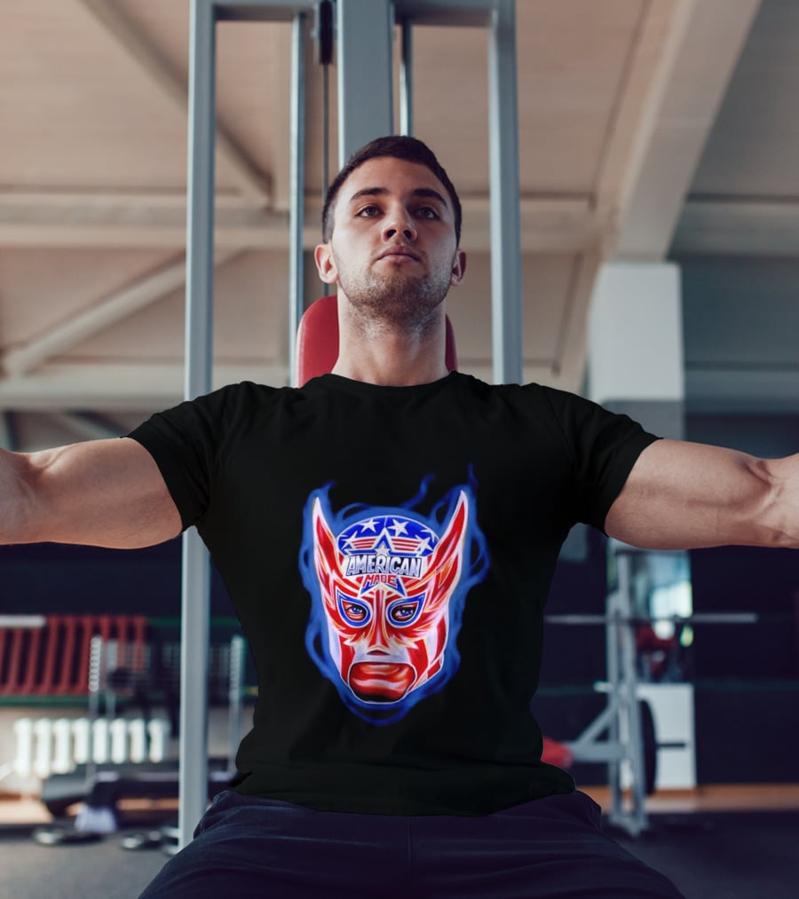 Cody Rhodes American Made Luchador Mask Star Spangled T-Shirt