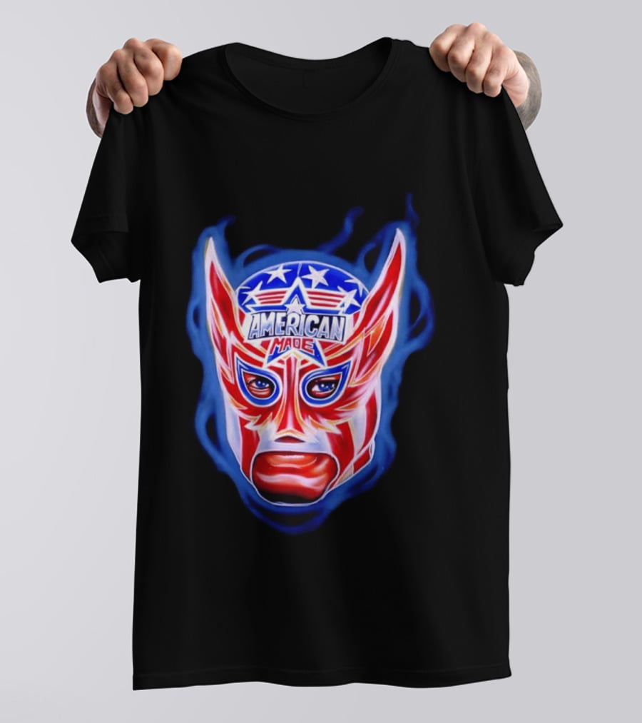 Cody Rhodes American Made Luchador Mask Star Spangled T-Shirt