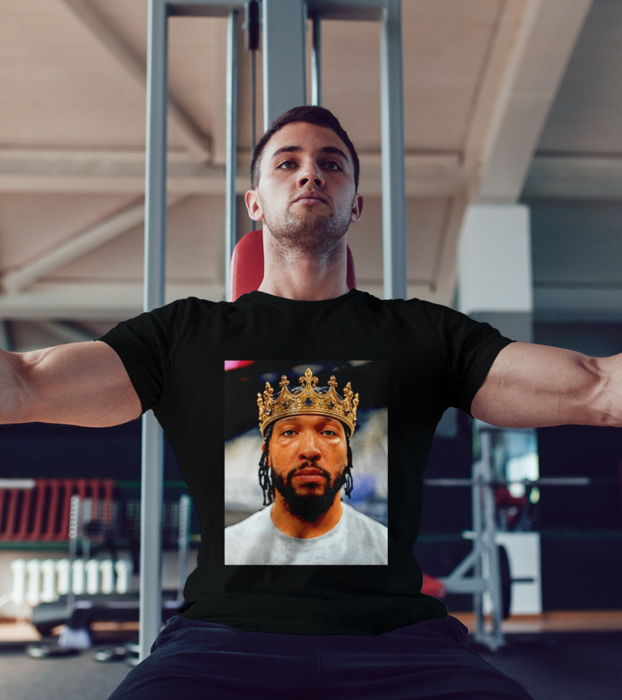 Jalen Brunson King New York Knicks Crown T-Shirt