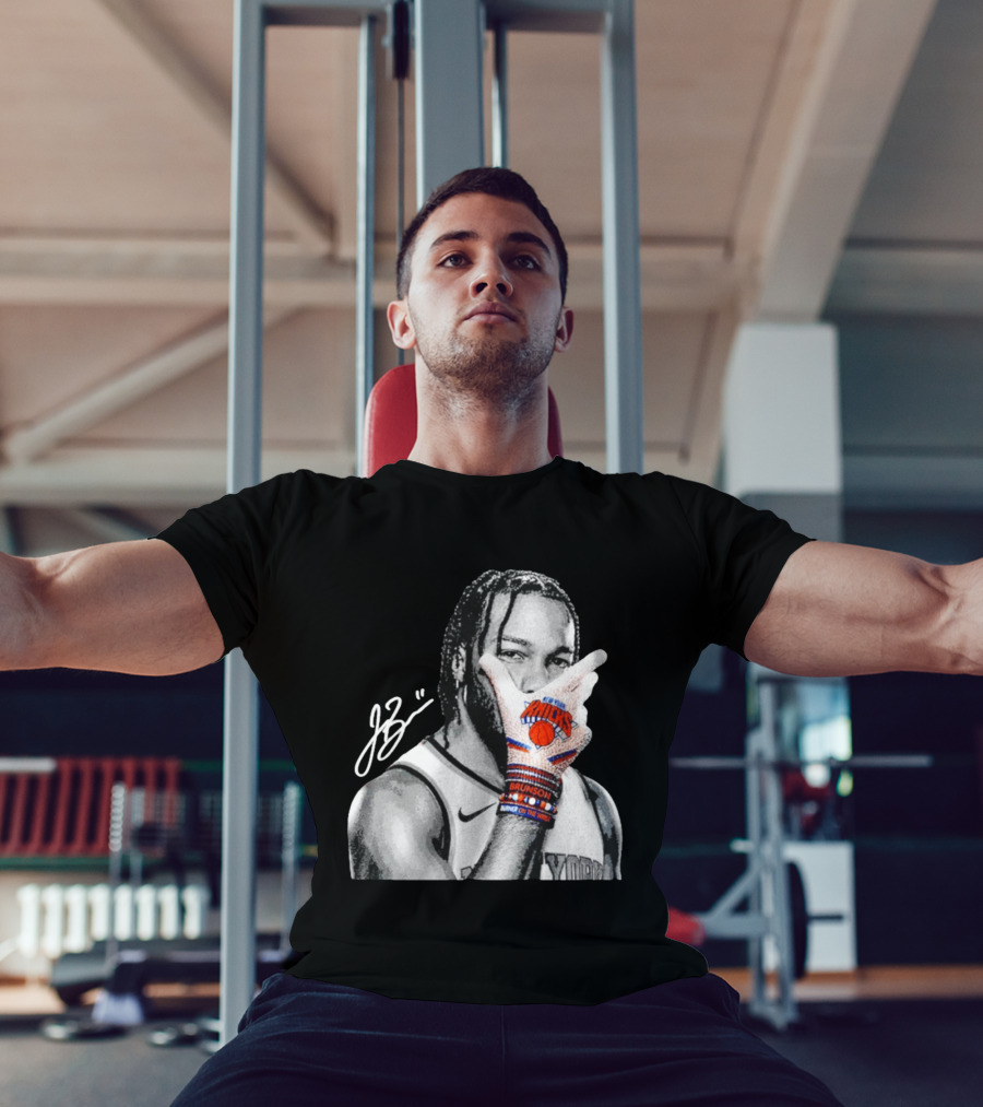 Jalen Brunson New York Knicks Burner Of The Year MJ Glove Pose T-Shirt