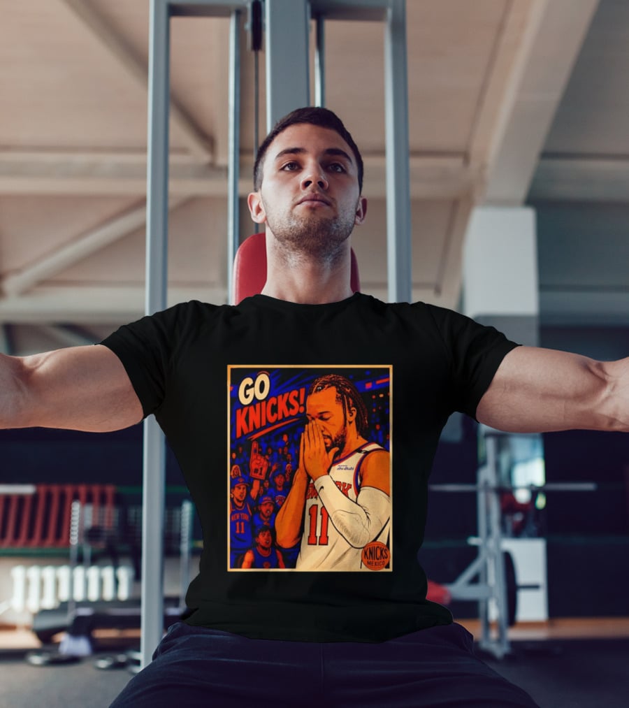 GO KNICKS Jalen Brunson New York Knicks 11 Mexico T-Shirt