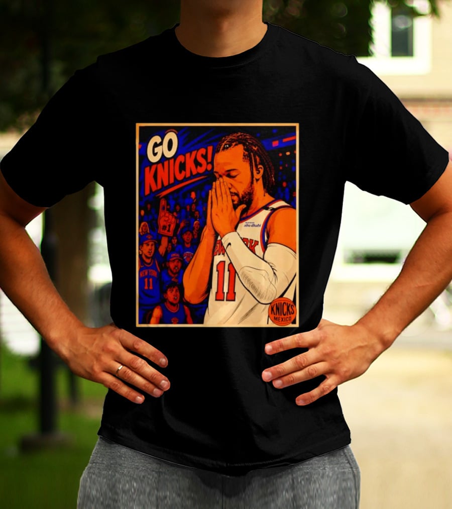 GO KNICKS Jalen Brunson New York Knicks 11 Mexico T-Shirt