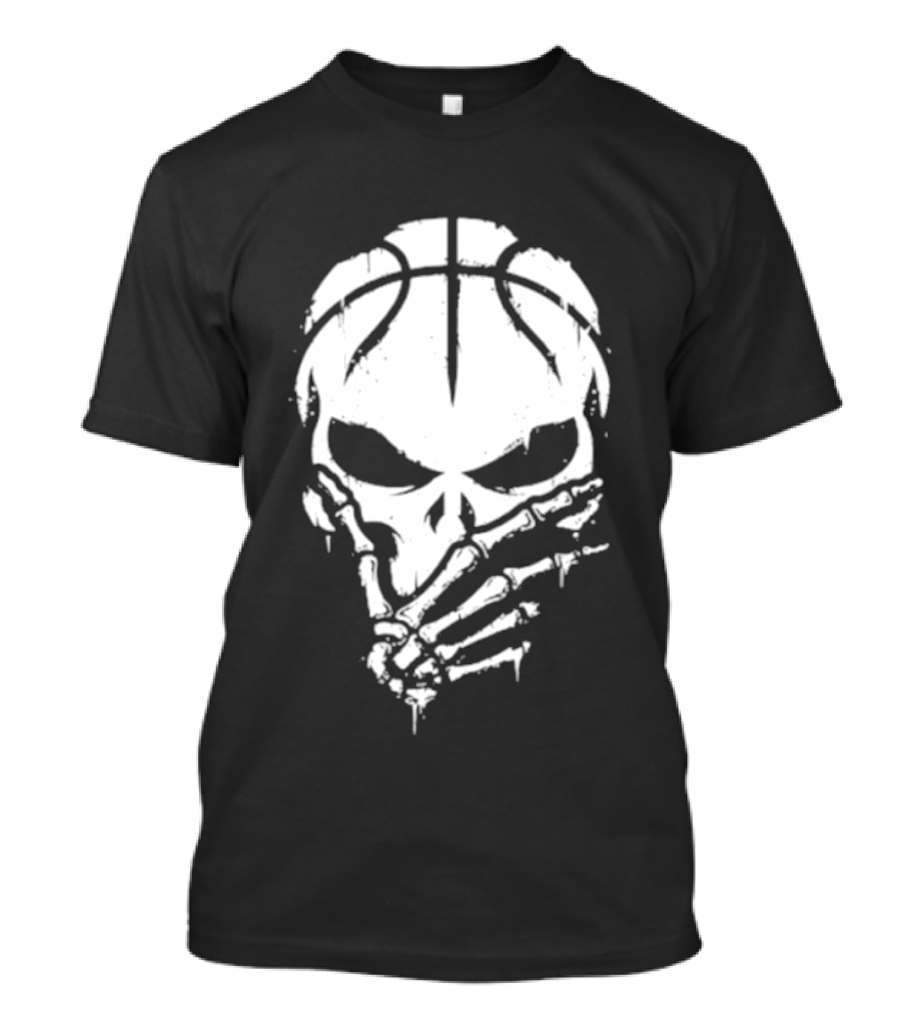 Jalen Brunson The Brunisher Skull Basketball 3 Points Pose T-Shirt