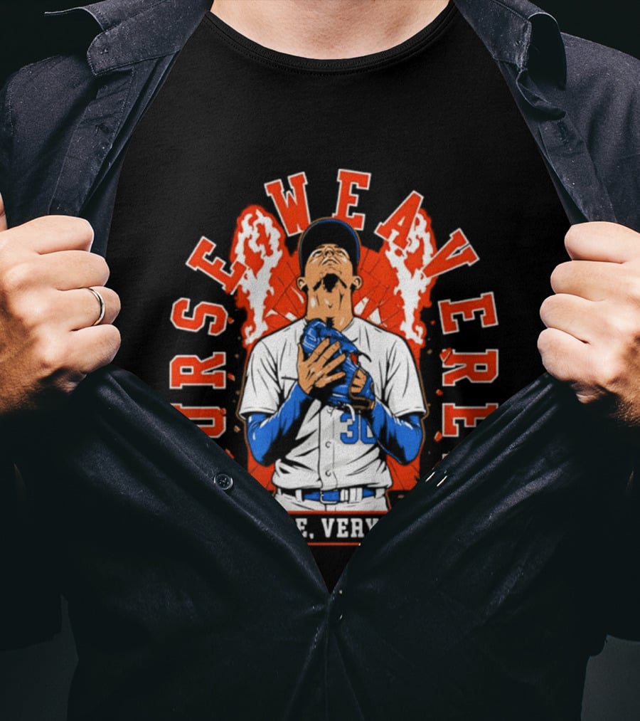 Jared Weaver Los Angeles Angels Curse Weavered Very Nice Very Weaver T-Shirt
