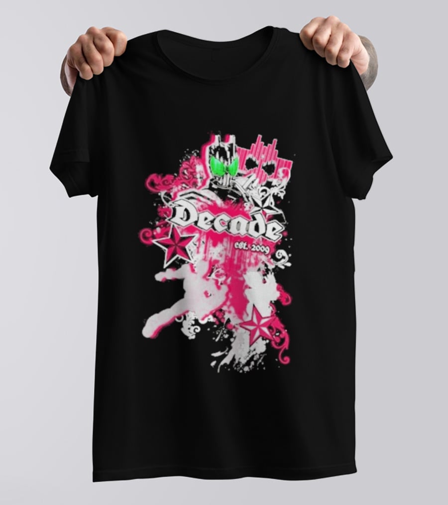 Kamen Rider Decade Est 2009 Heroic Starburst Adventure T-Shirt