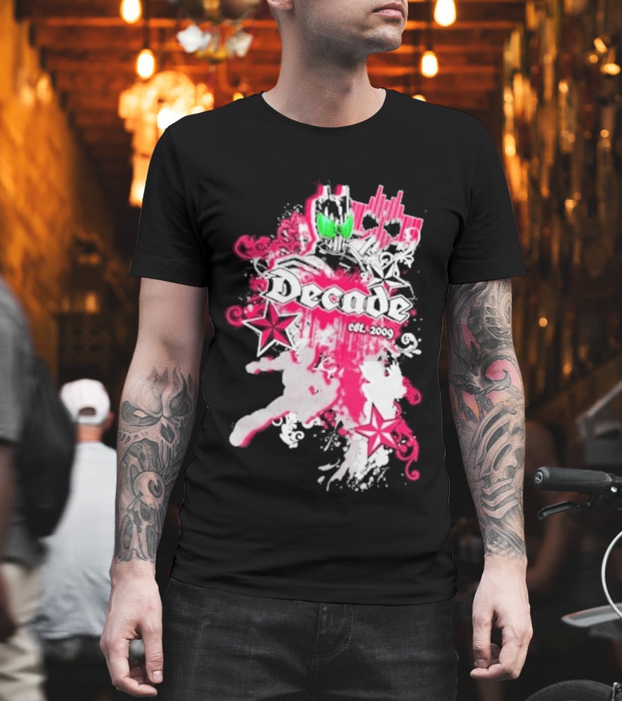 Kamen Rider Decade Est 2009 Heroic Starburst Adventure T-Shirt