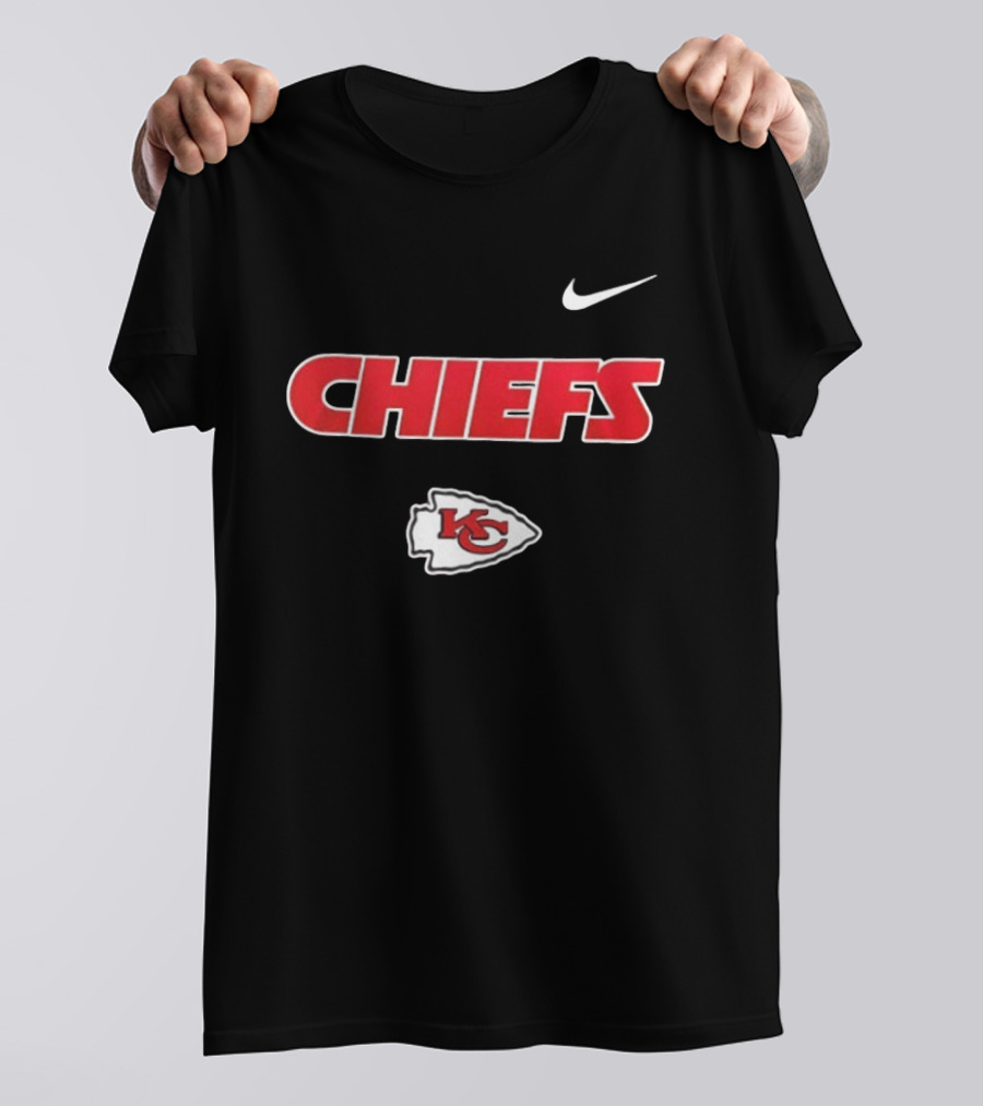 Kansas City Chiefs Nike KC Logo Proud Mechanic Skeleton T-Shirt