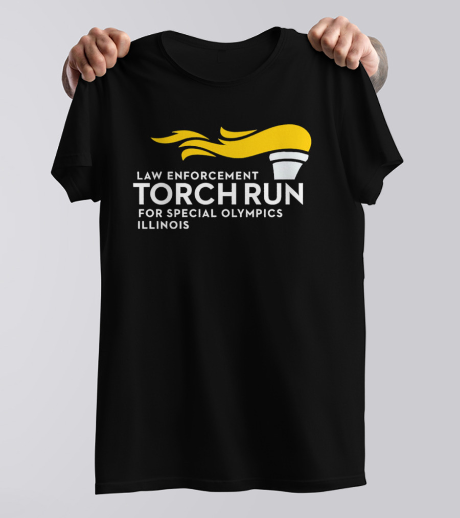 Law Enforcement Torch Run Special Olympics Illinois T-Shirt