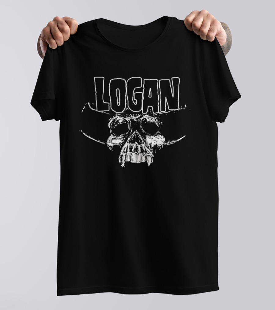 Logan Wolverine Marvel Comics Skull T-Shirt