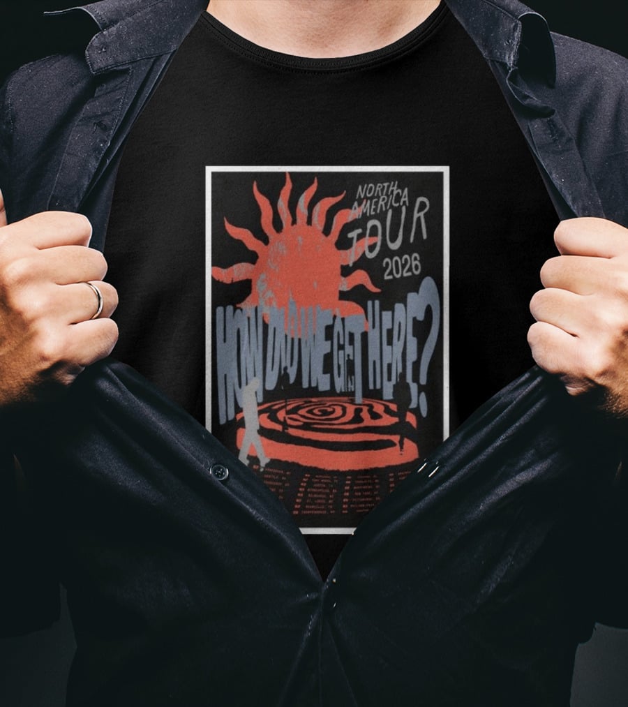 Louis Tomlinson North America Tour 2026 How Did We Get Here T-Shirt