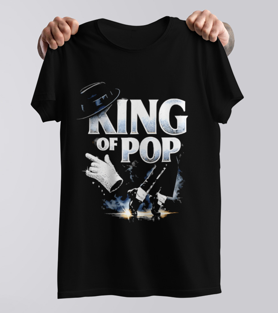 King Of Pop Iconic Hat And Glove T-Shirt