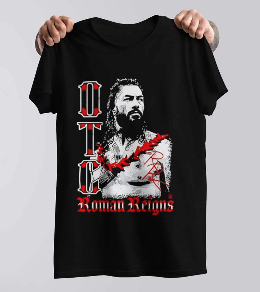 OTC Roman Reigns Wrestling Iconic Athlete T-Shirt