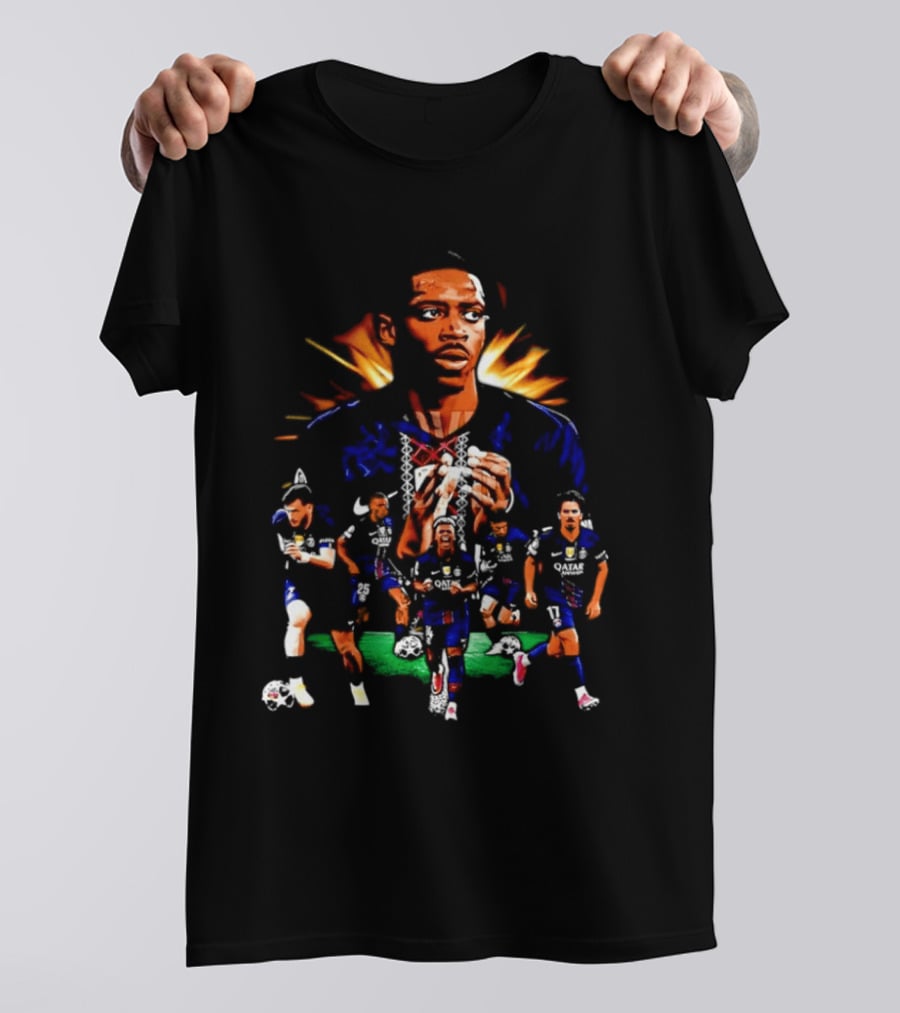 Paris Saint Germain Soccer Team Football Players T-Shirt