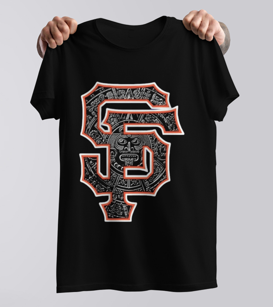 San Francisco SF Aztec Calendar T-Shirt