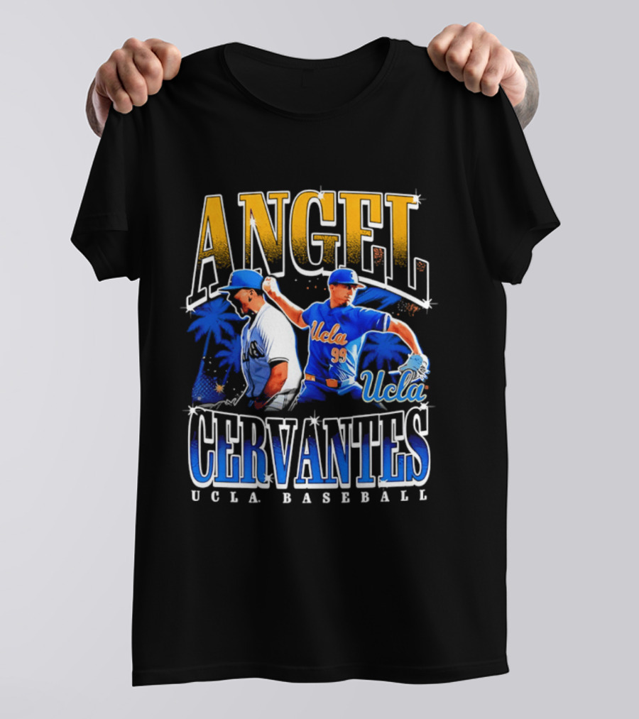 Ucla Baseball Angel Cervantes Player T-Shirt