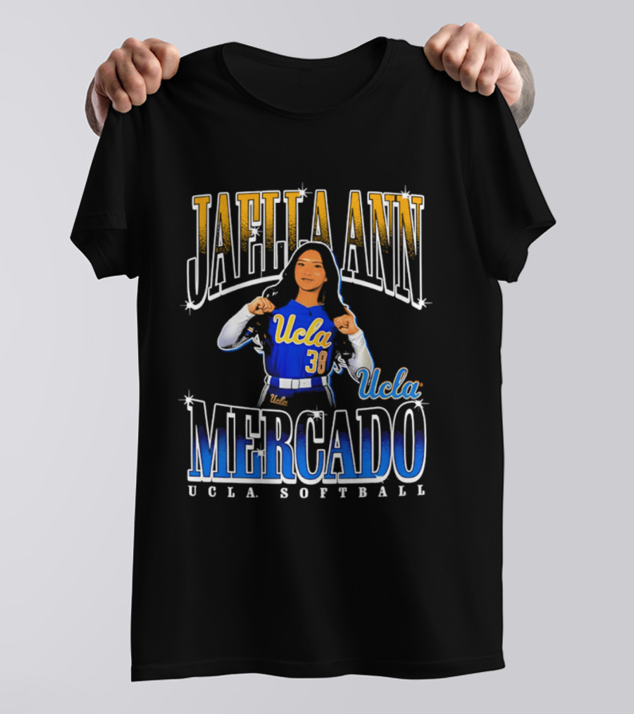 UCLA Softball Jaella Ann Mercado Number 38 T-Shirt