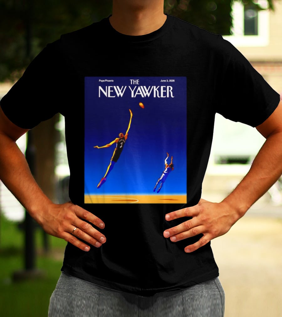 The New Yawker June 3 2026 Basketball Cover Pope Phoenix T-Shirt