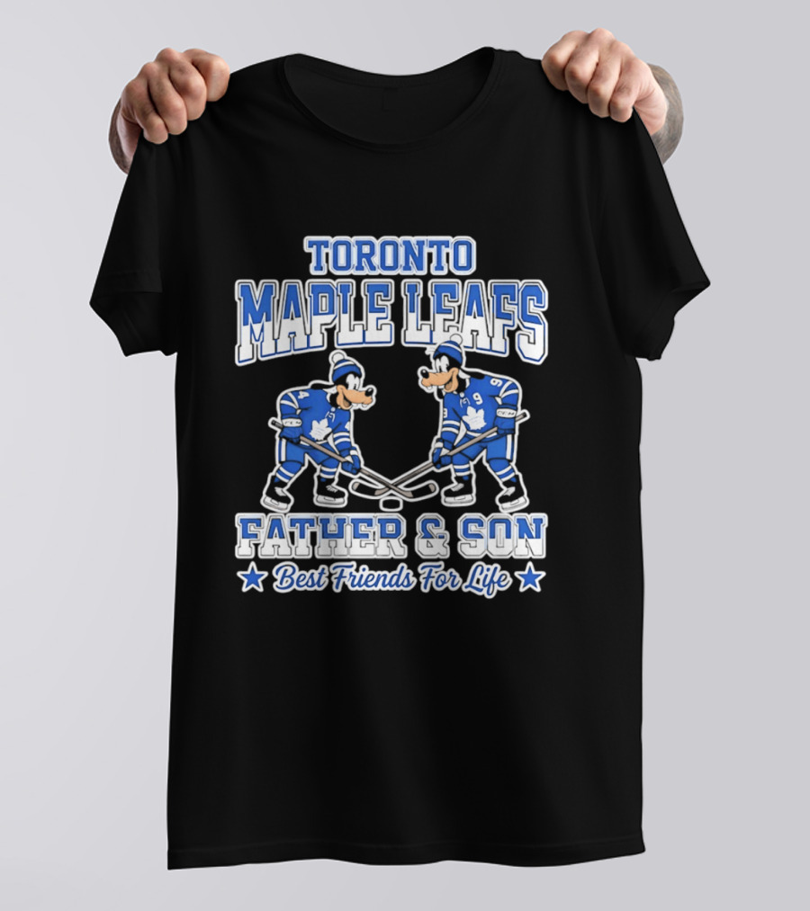 Toronto Maple Leafs Goofy Father And Son Best Friends For Life T-Shirt